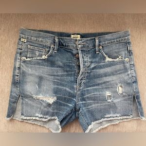 Citizens of Humanity Button Up Carey Shorts, sz 28, slouchy fit